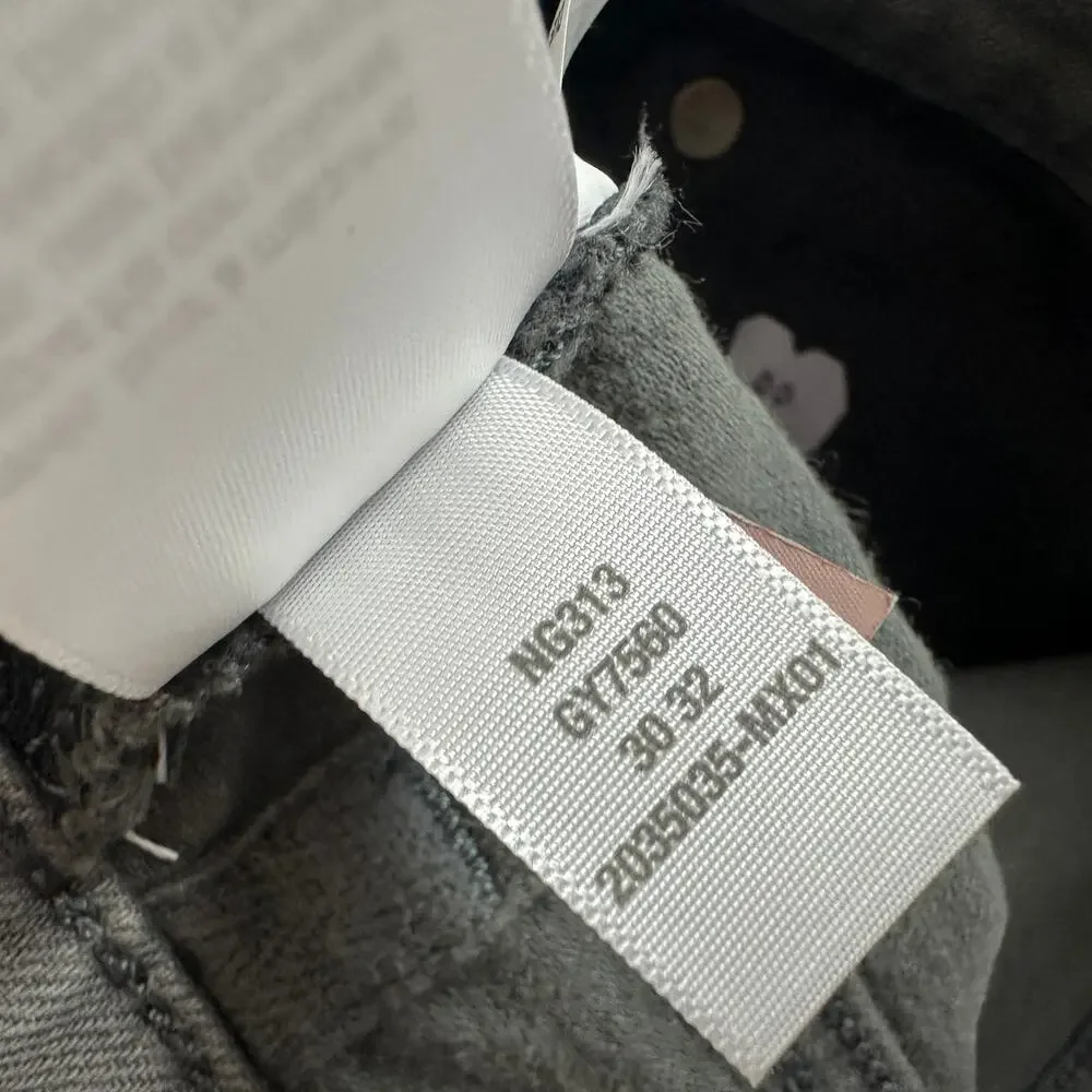 Madewell Garment Dyed Athletic Slim Jeans Thunder Cloud Gray Mens W 30 L 32 NWT